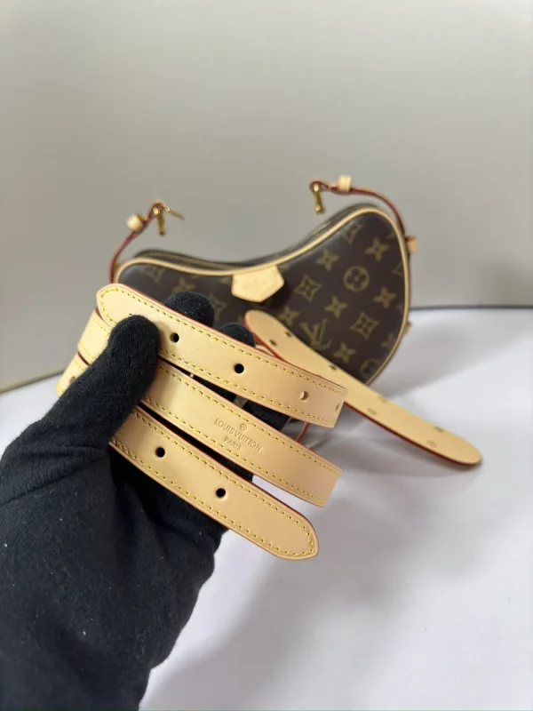 LV 新款 LV RemixCroissant MM Monogram包包-M46828：圖片 36