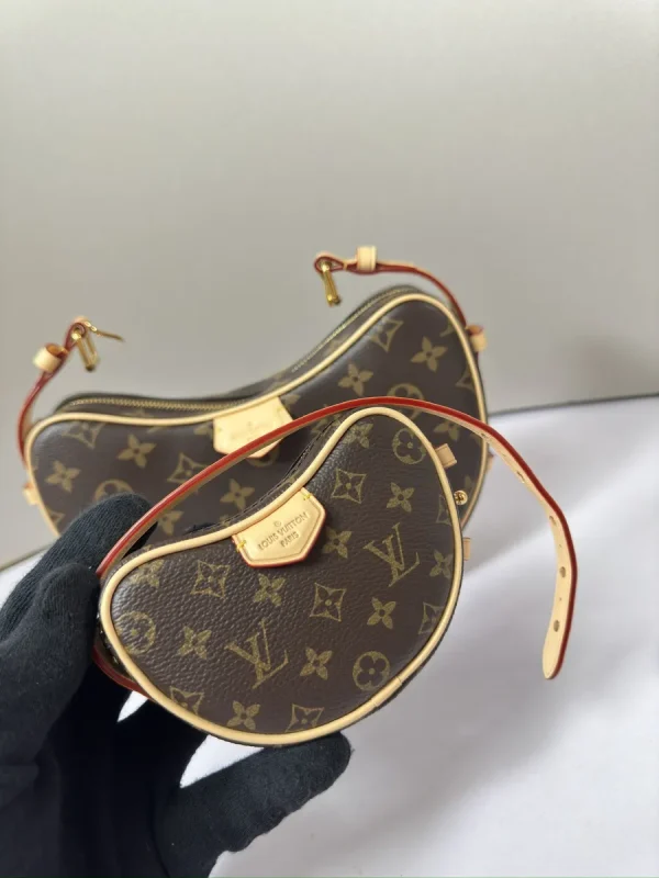 LV 新款 LV RemixCroissant MM Monogram包包-M46828：圖片 23