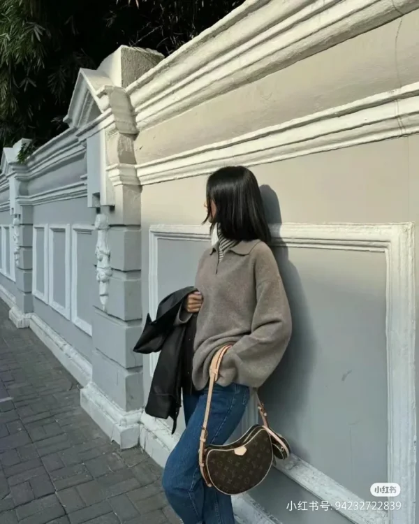 LV 新款 LV RemixCroissant MM Monogram包包-M46828：圖片 10