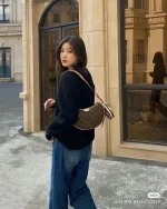 LV 新款 LV RemixCroissant MM Monogram包包-M46828：圖片 8