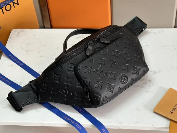 LV Rush Monogram 黑色壓花腰包 -M47058：圖片 5