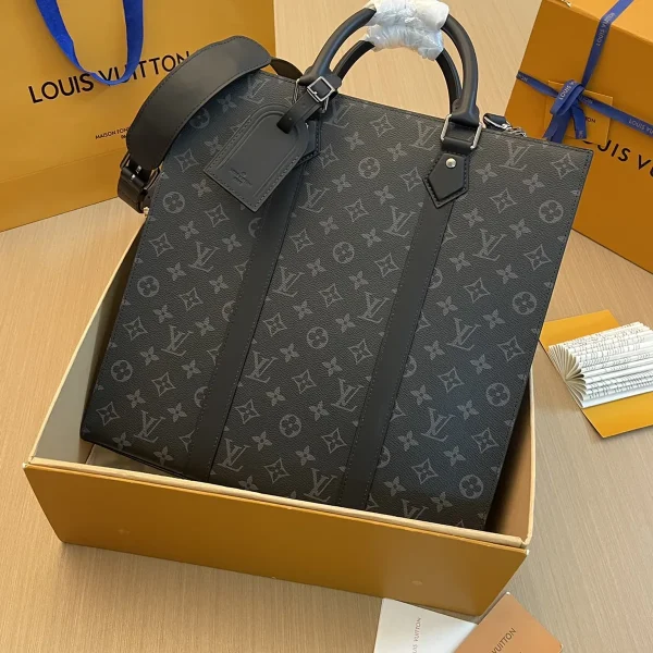 LV Sac Plat 男士印花托特包-M46452：圖片 2