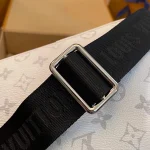 LV Alpha Messenger 男士白色印花相機袋-M31069：圖片 9