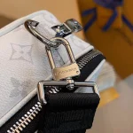 LV Alpha Messenger 男士白色印花相機袋-M31069：圖片 8