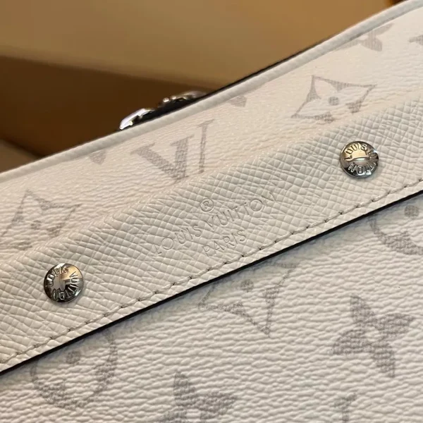 LV Alpha Messenger 男士白色印花相機袋-M31069：圖片 7