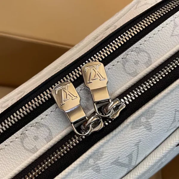 LV Alpha Messenger 男士白色印花相機袋-M31069：圖片 6