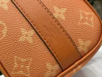 LV Keepall Bandoulière 25 男士橙色印花斜揹包-M31044：圖片 10