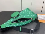 LV Duo 綠色印花斜揹包 -M31000：圖片 5