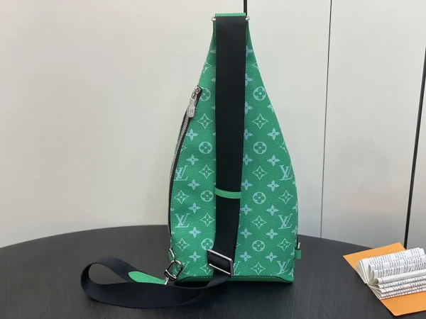 LV Duo 綠色印花斜揹包 -M31000：圖片 4