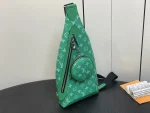 LV Duo 綠色印花斜揹包 -M31000：圖片 3