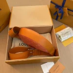 LV LV Moon 男士橙色印花斜揹包-M31029：圖片 7