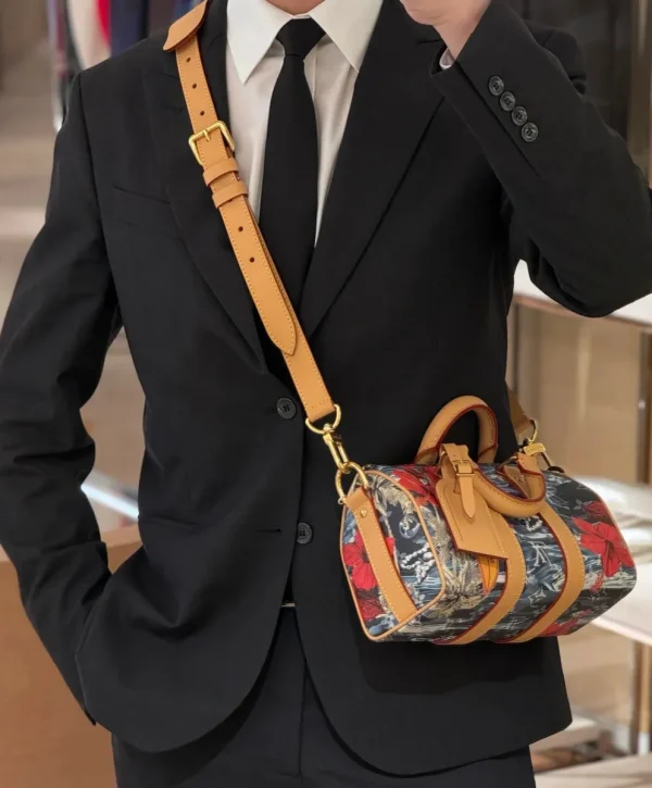 LV Keepall Bandoulière 25 男士旅行包-M25440：圖片 7