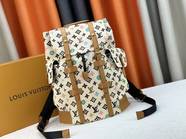 LV Christopher MM Monogram  旅行 雙肩 背包書包-M25240：圖片 2