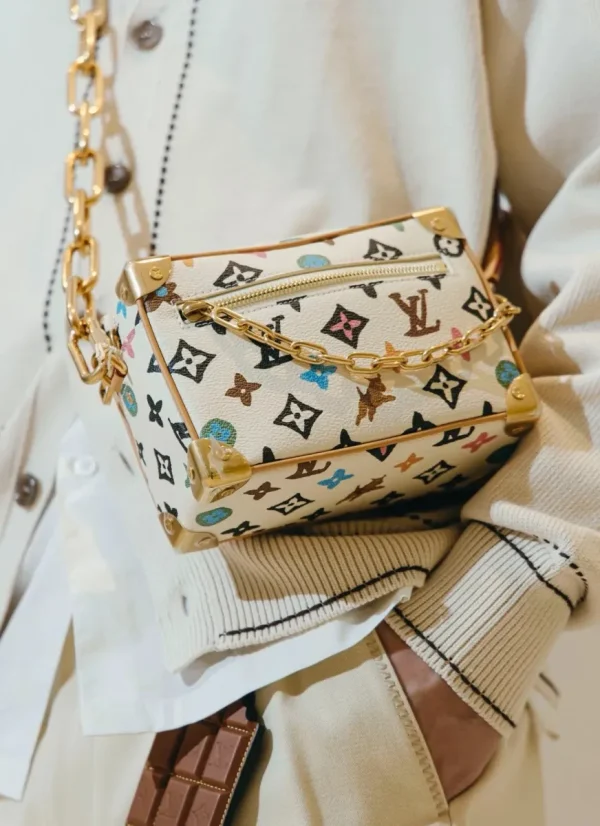 LV Mini Soft Trunk Monogram 盒子 男女通用斜揹包-M25132：圖片 5