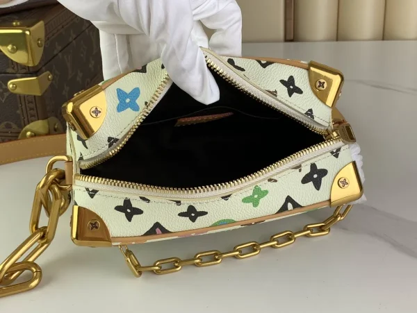 LV Mini Soft Trunk Monogram 盒子 男女通用斜揹包-M25132：圖片 34