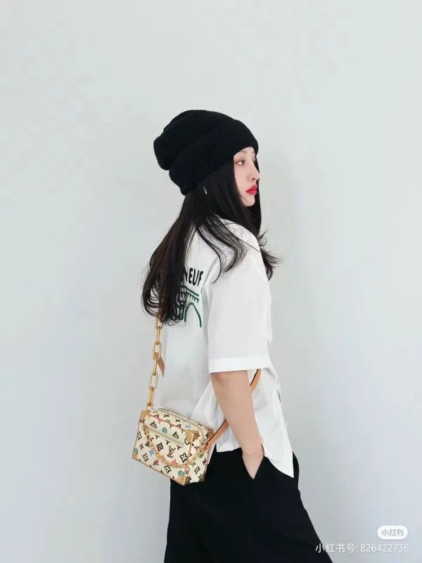 LV Mini Soft Trunk Monogram 盒子 男女通用斜揹包-M25132：圖片 23