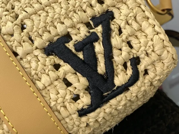 LV Keepall Bandoulière Damier Raffia 旅行包25-M25010：圖片 12