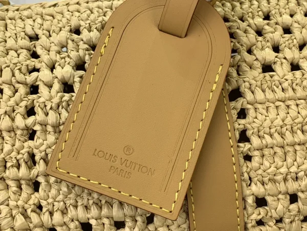 LV Keepall Bandoulière Damier Raffia 旅行包25-M25010：圖片 11