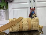 LV Keepall Bandoulière Damier Raffia 旅行包25-M25010：圖片 10