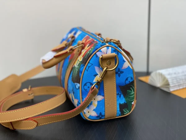 LV Keepall Bandoulière 25 Monogram Surfin 波斯頓 旅行袋-M24999：圖片 11