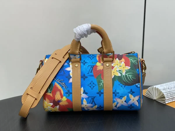 LV Keepall Bandoulière 25 Monogram Surfin 波斯頓 旅行袋-M24999：圖片 12