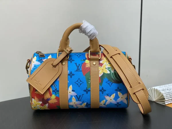 LV Keepall Bandoulière 25 Monogram Surfin 波斯頓 旅行袋-M24999：圖片 9
