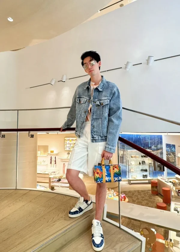 LV Keepall Bandoulière 25 Monogram Surfin 波斯頓 旅行袋-M24999：圖片 6