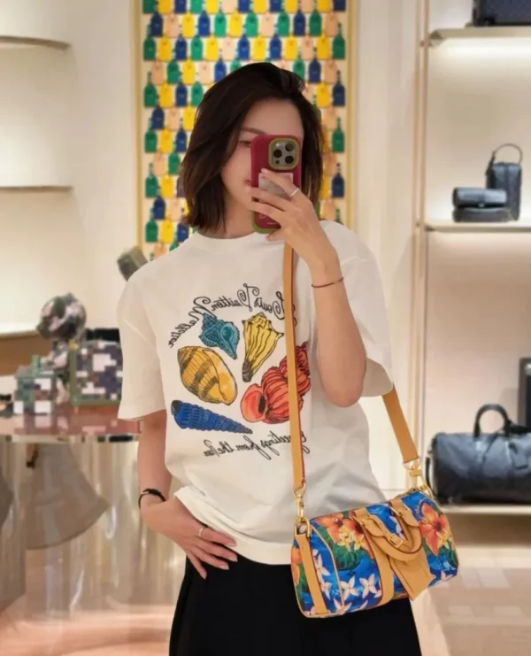 LV Keepall Bandoulière 25 Monogram Surfin 波斯頓 旅行袋-M24999：圖片 7