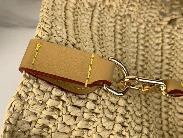 LV Summer Shopper 托特 MM Damier Raffia 托特包包-M25008：圖片 26