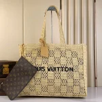 LV Summer Shopper 托特 MM Damier Raffia 托特包包-M25008：圖片 20