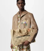 LV Summer Shopper 托特 MM Damier Raffia 托特包包-M25008：圖片 11
