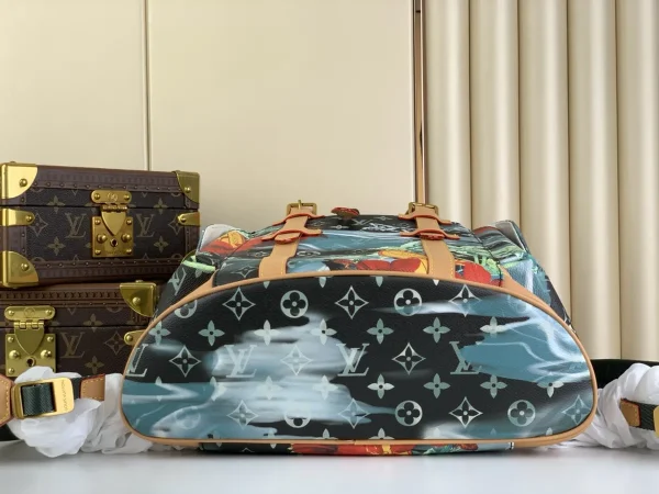 LV Christopher MM Monogram 旅行 雙肩 書包 背包-M24996：圖片 5