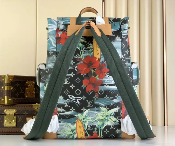 LV Christopher MM Monogram 旅行 雙肩 書包 背包-M24996：圖片 3