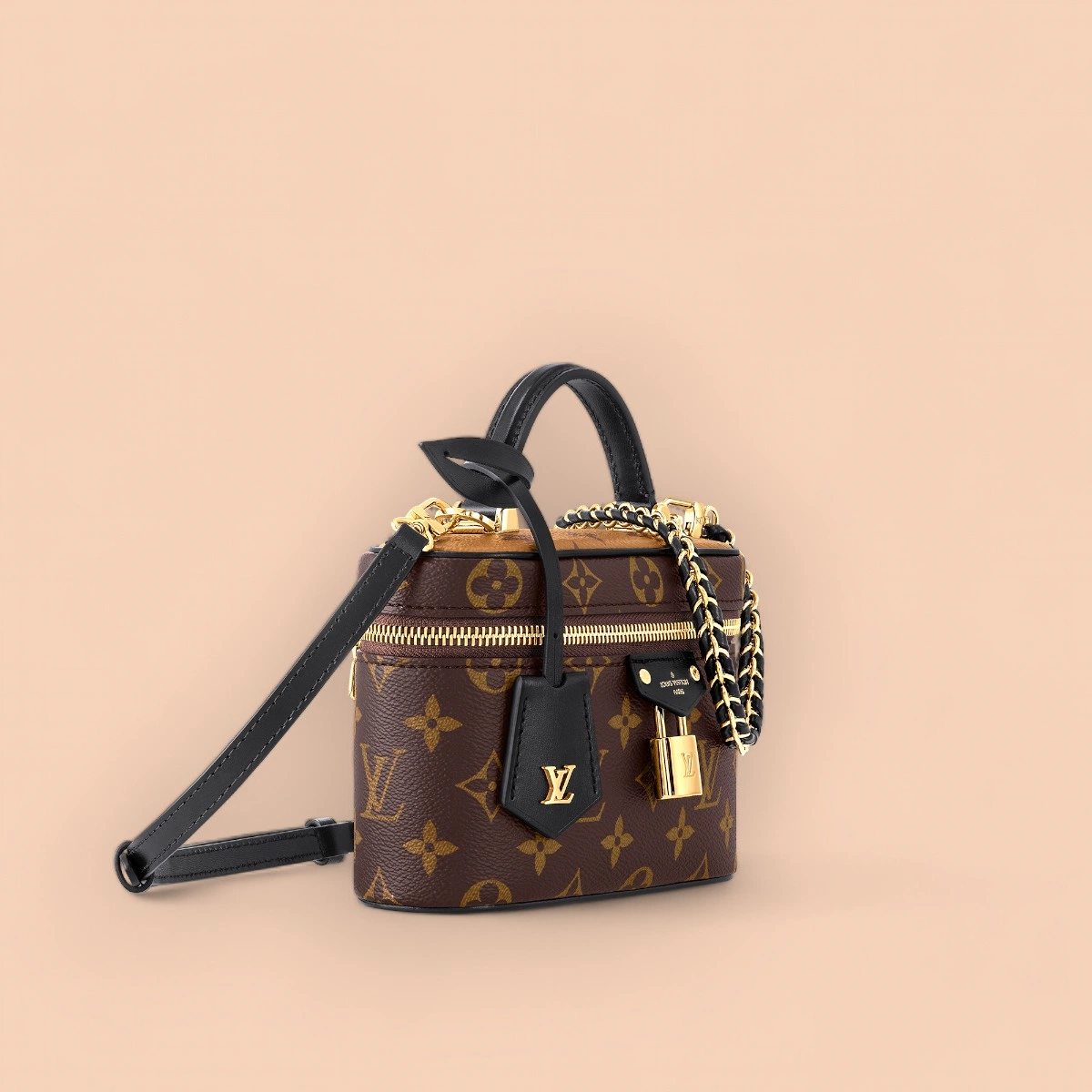 LV Vanity Chain Pouch Monogram 化妝箱 化妝包袋-M47125
