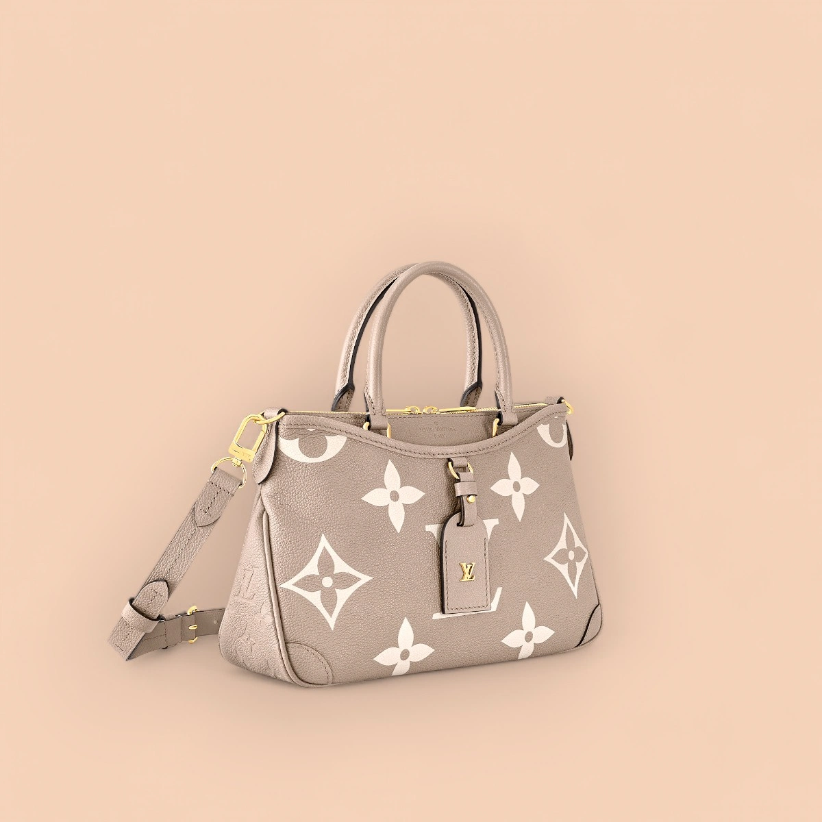 LV Trianon PM Monogram EPI 灰丝印 手提包-M46585