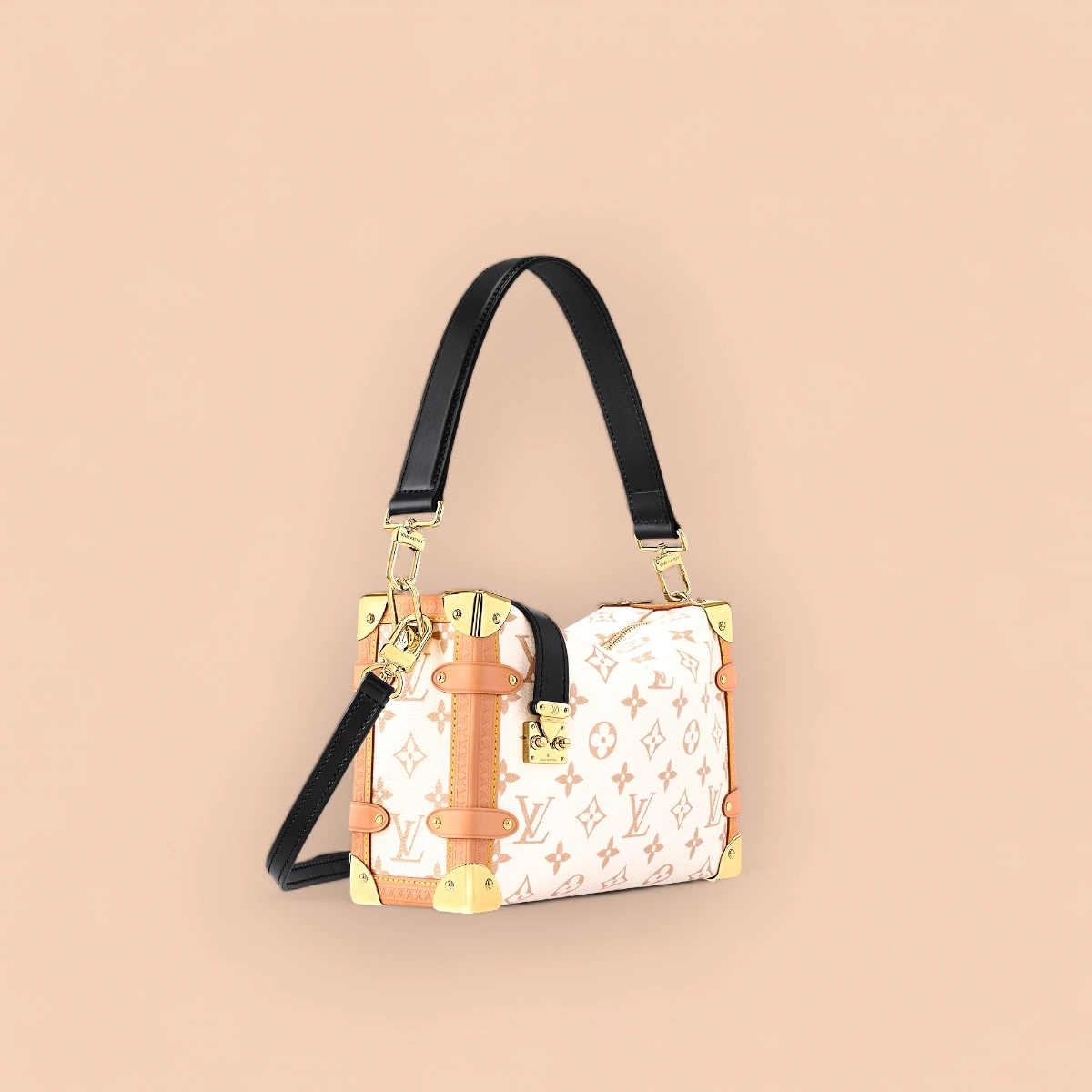 LVSide Trunk MM Monogram Dune 方盒子 鏈條包包-M46907 19 LVSide Trunk MM Monogram Dune 方盒子 鏈條包包-M46907