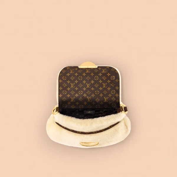 LV SkiSunset 奢華羊毛皮 單肩包-M12097：圖片 4