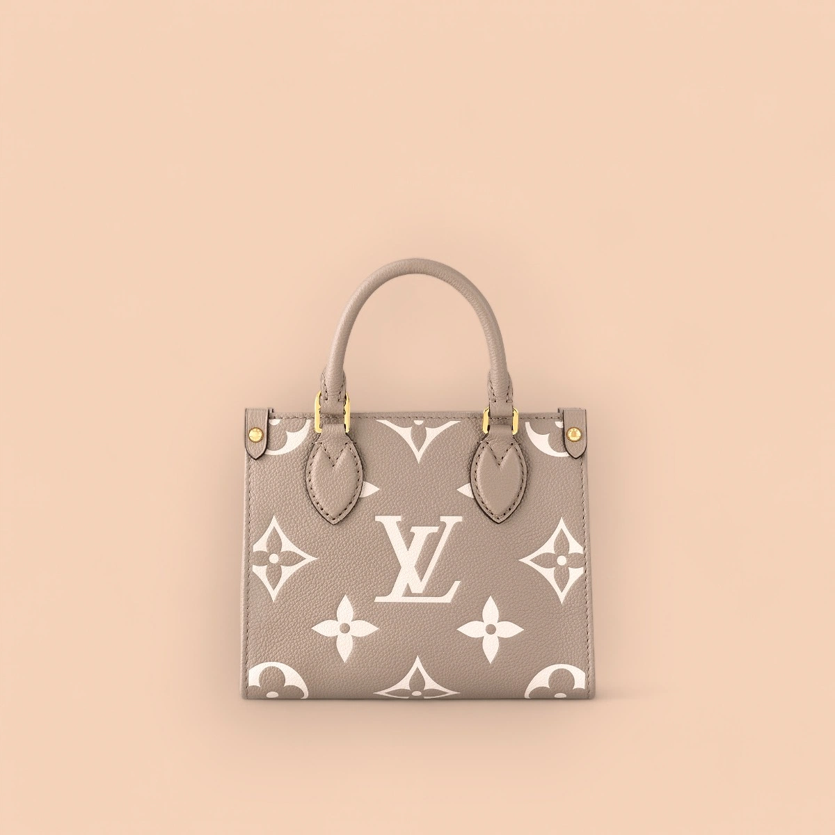 LV OnTheGo BB mini 灰色雙面托特購物袋-M47054