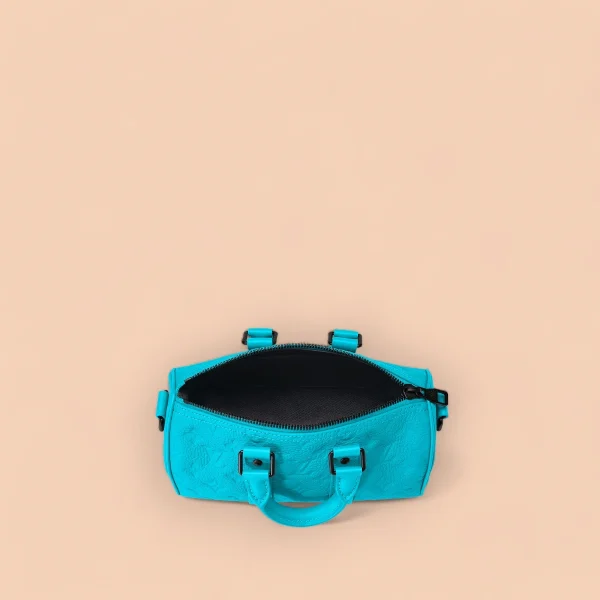 LV Keepall Bandoulière 25 Turquoise色 旅行包包-M11996：圖片 3