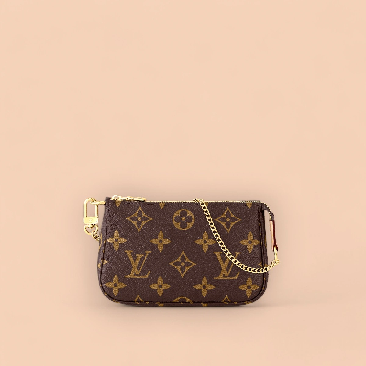 LV Mini Pochette Accessoires Monogram 三合一麻將包-M58009 1 LV Mini Pochette Accessoires Monogram 三合一麻將包-M58009