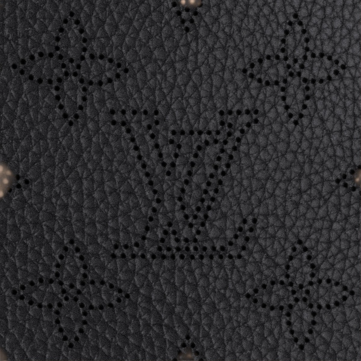 LV Bella 黑色打孔花 雙手提托特包包-M59200