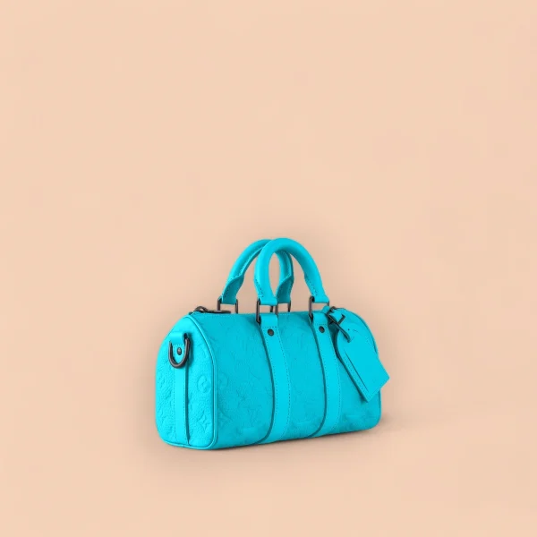 LV Keepall Bandoulière 25 Turquoise色 旅行包包-M11996：圖片 2