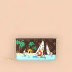 LV Félicie Pochette 冬季系列印花 鏈條單肩拉鏈錢包-M82627