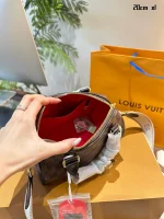 LV Speedy Bandoulière 20 棋盤 波士頓 旅行斜挎包包-N40489：圖片 6