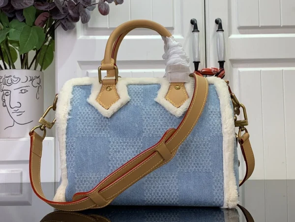 LV Speedy 40 Bandoulière 拼色 旅行包袋-N00111：圖片 3