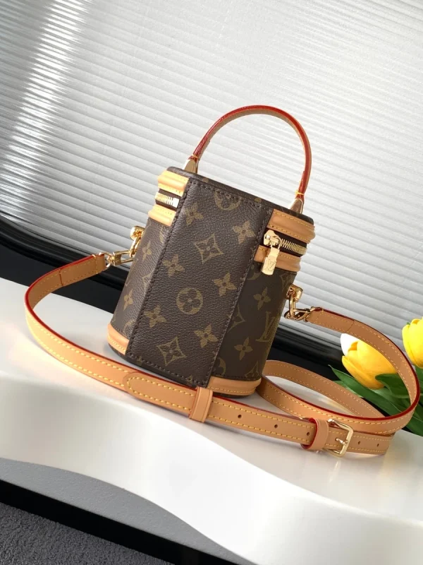 LV Nano Cannes Monogram 水桶化妝包包包-M82952：圖片 4