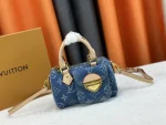 LV Remix Nano Speedy 牛仔斜揹包-M82950：圖片 5