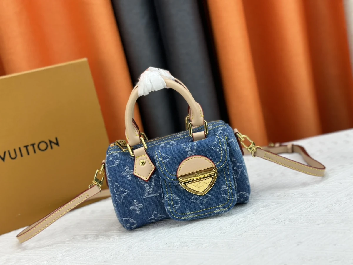 LV Remix Nano Speedy 牛仔斜揹包-M82950 5 LV Remix Nano Speedy 牛仔斜揹包-M82950