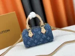 LV Remix Nano Speedy 牛仔斜揹包-M82950：圖片 8