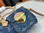 LV Remix Nano Speedy 牛仔斜揹包-M82950：圖片 11